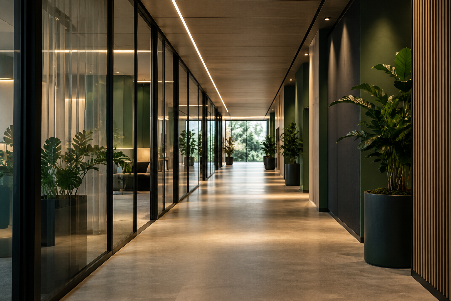 AI-genereret illustration af feature office